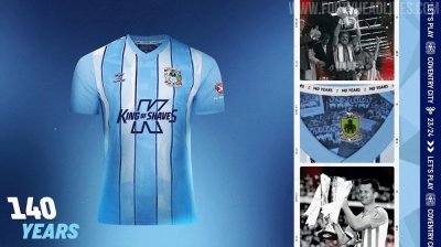 Cheap replica Coventry City football kits 2023-2024